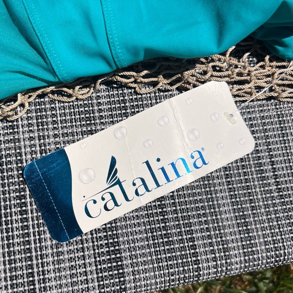 Catalina Mesh Front Swimsuit Teal Size 3X NWT - Picture 3 of 7